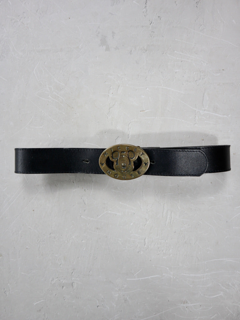 Mickey Mouse Leather Belt  - 26