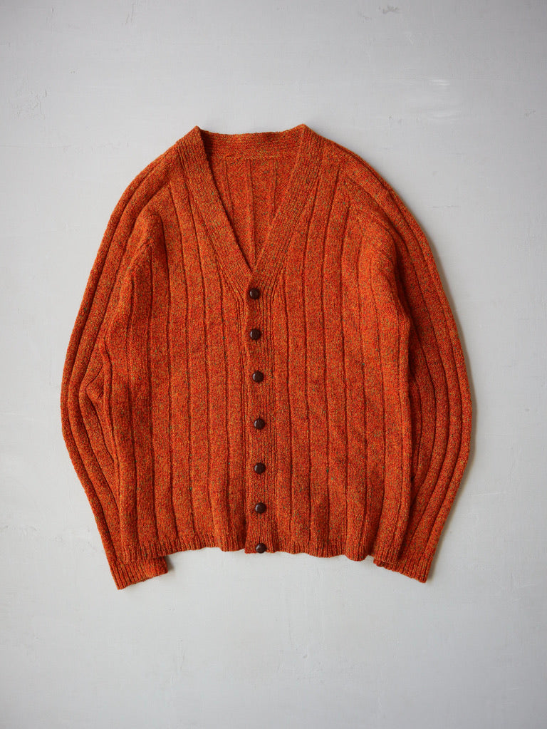 1970's Wool Flecked Cardigan - M