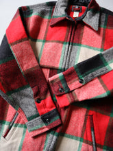 Load image into Gallery viewer, 1970&#39;s Johnson Woolen Mills Plaid Mackinaw Jacket - XL
