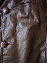 Load image into Gallery viewer, 1970&#39;s Sears Lined Leather Trench - L
