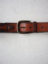 Load image into Gallery viewer, Fossil Brown Leather Belt - 33&quot;-36&quot;
