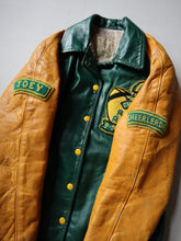 Load image into Gallery viewer, 1980&#39;s Rocky Rebels Womens Leather Cheerleader Jacket - S
