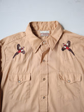 Load image into Gallery viewer, 1970&#39;s Sears Western Wear Embroidered Pearl Snap Shirt - L/XL
