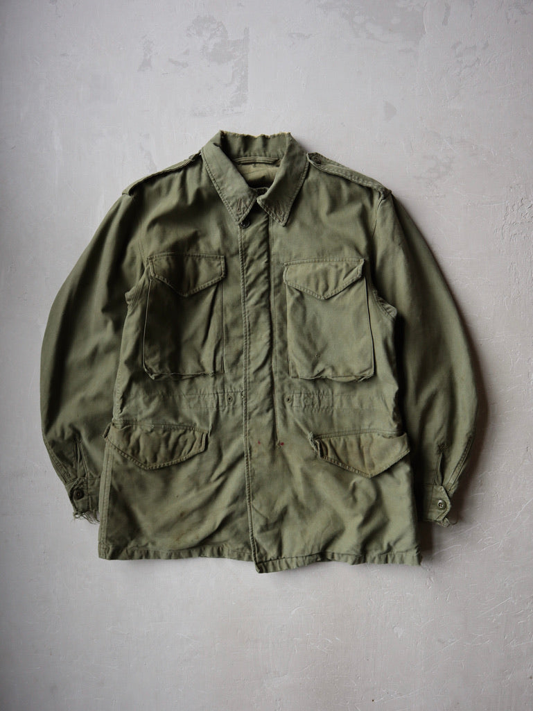 1950's Thrashed OG-107 U.S Army M-43 Field Coat - M/L