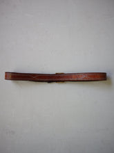 Load image into Gallery viewer, Stitched Brown Leather Belt - 34&quot; - 36&quot;
