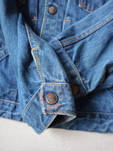 Load image into Gallery viewer, 1970&#39;s Ely Cattleman Pleated Denim Jacket - XS/S
