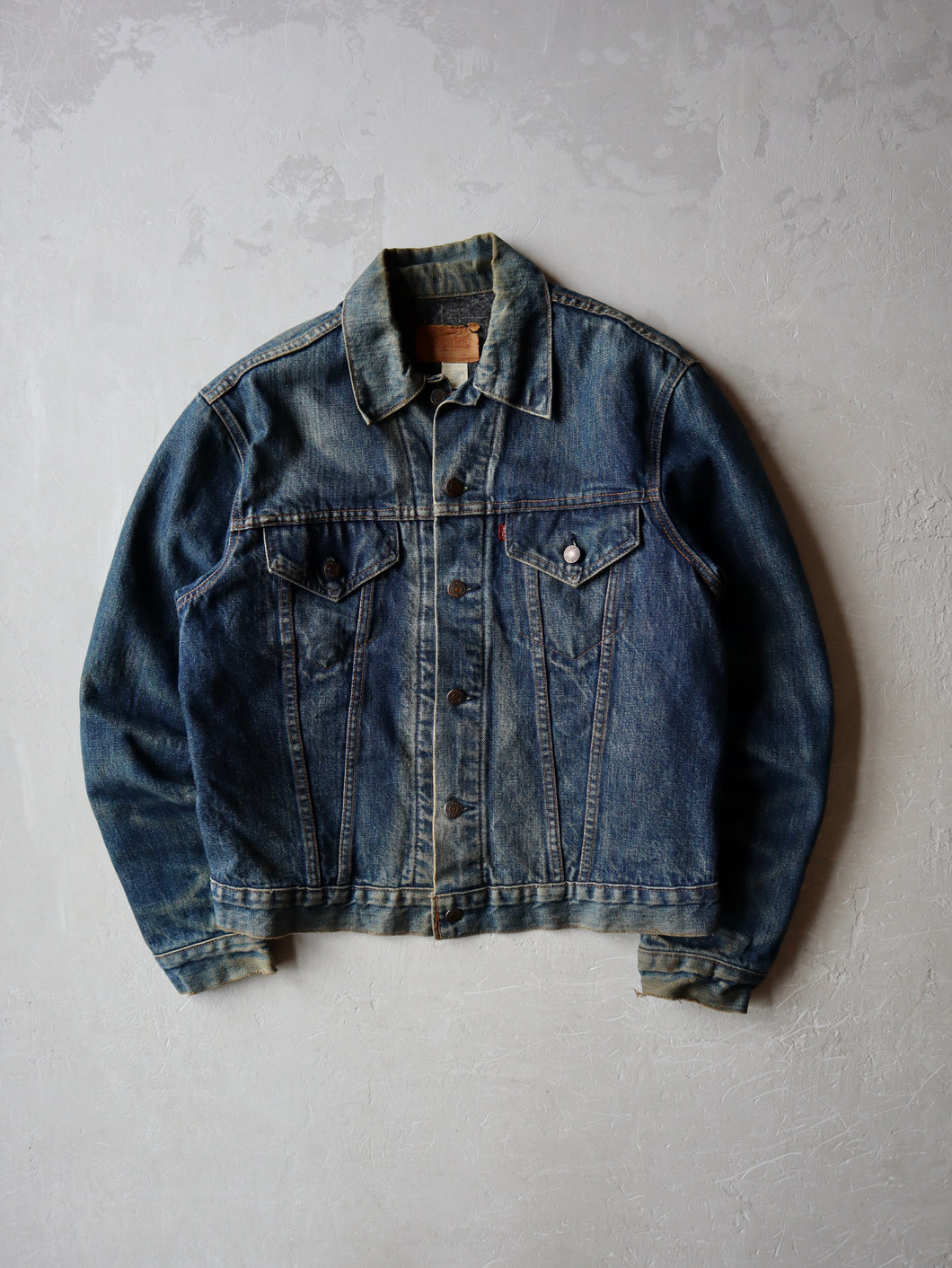 1970's Levi's Made in USA Blanket Lined Denim Jacket - M