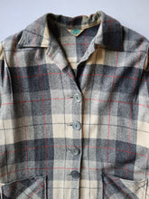 Load image into Gallery viewer, 1950&#39;s Women&#39;s Sears, Roebuck and Co Plaid Wool Shacket - M
