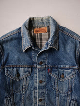 Load image into Gallery viewer, 1980&#39;s Levi&#39;s Made in USA Flannel Lined Denim Jacket - M
