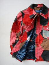 Load image into Gallery viewer, 1970&#39;s Women&#39;s Patchwork Suede Leather Jacket - S
