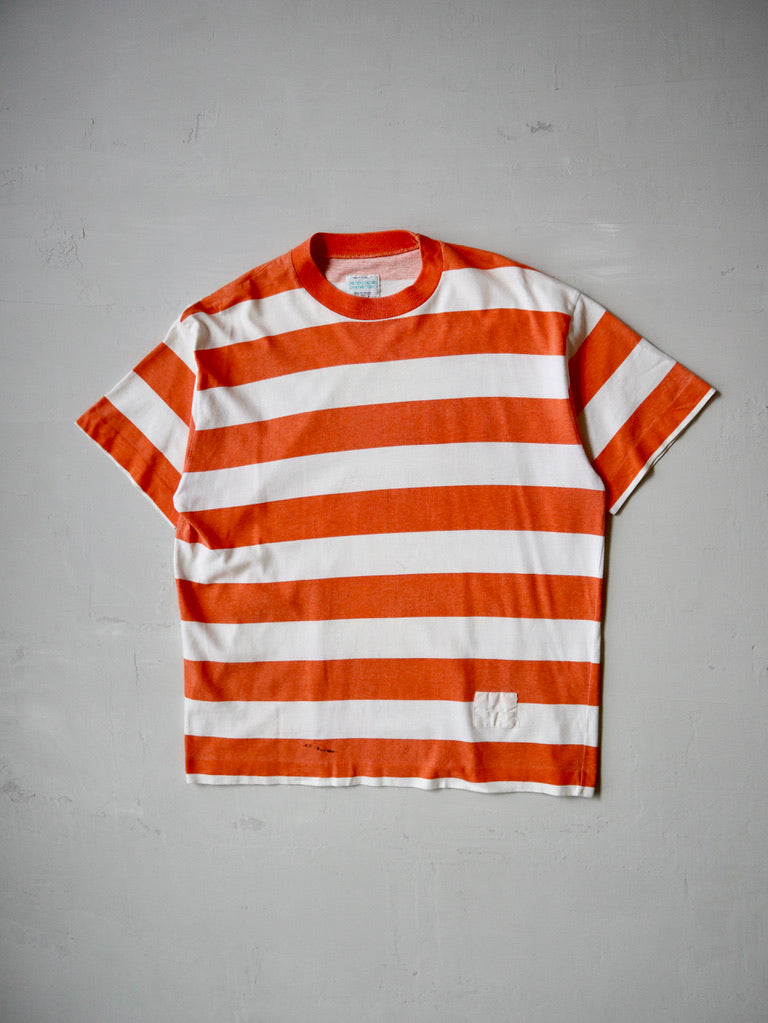 1980's United Colours of Beneton Striped Tee - M