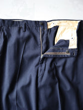 Load image into Gallery viewer, 1940/50&#39;s Navy Wool Pants - 32&quot;
