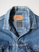 Load image into Gallery viewer, 1980&#39;s Levi&#39;s Made in USA Flannel Lined Denim Jacket - M
