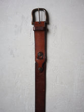 Load image into Gallery viewer, Fossil Brown Leather Belt - 33&quot;-36&quot;
