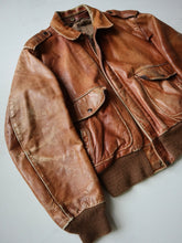 Load image into Gallery viewer, Distressed Schott A-2 Leather Flyers Jacket - XL
