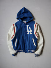 Load image into Gallery viewer, 1990&#39;s LA Dodgers Hooded Varisty Jacket - L
