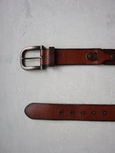 Load image into Gallery viewer, Fossil Brown Leather Belt - 33&quot;-36&quot;
