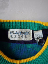 Load image into Gallery viewer, 1980&#39;s Crazy Knit Sweater - M
