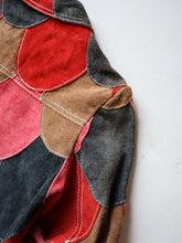 Load image into Gallery viewer, 1970&#39;s Women&#39;s Patchwork Suede Leather Jacket - S
