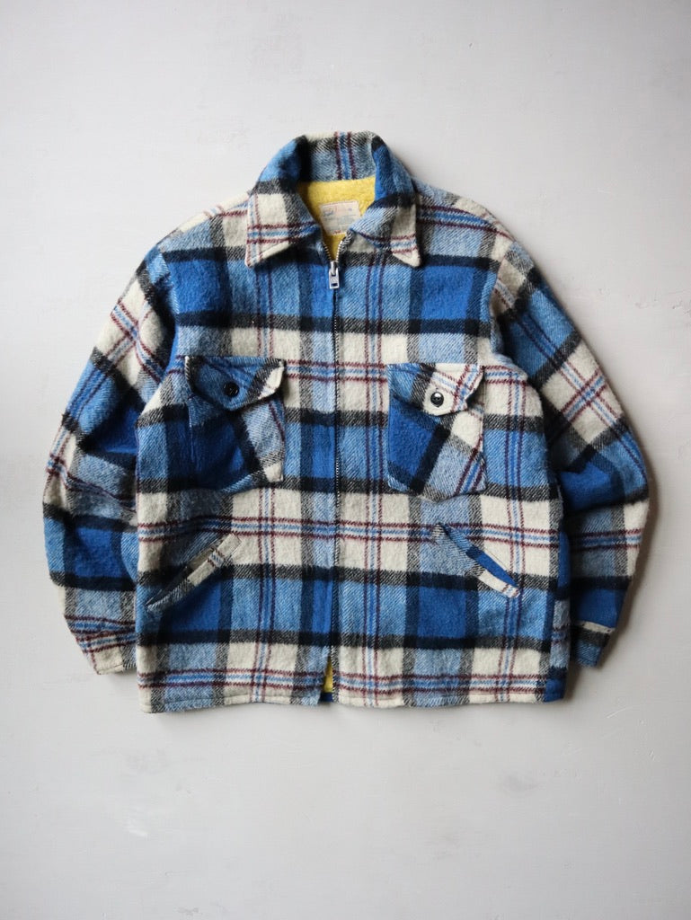 1970's Signal Wool Blend Plaid Jacket - M