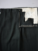 Load image into Gallery viewer, 1950&#39;s Forest Green Wool Blend Pants - 36&quot;
