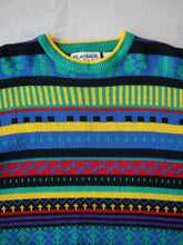 Load image into Gallery viewer, 1980&#39;s Crazy Knit Sweater - M
