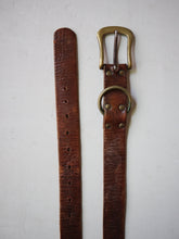 Load image into Gallery viewer, Brown Leather Belt - 32&quot; - 40&quot;
