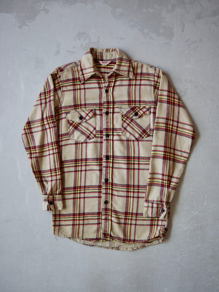 1960's  Sanforized Frostproof Flannel - S/M