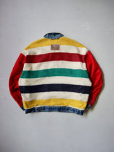 Load image into Gallery viewer, 1990&#39;s Made in USA Levis x Hudson Bay Reversible Denim Jacket - XL
